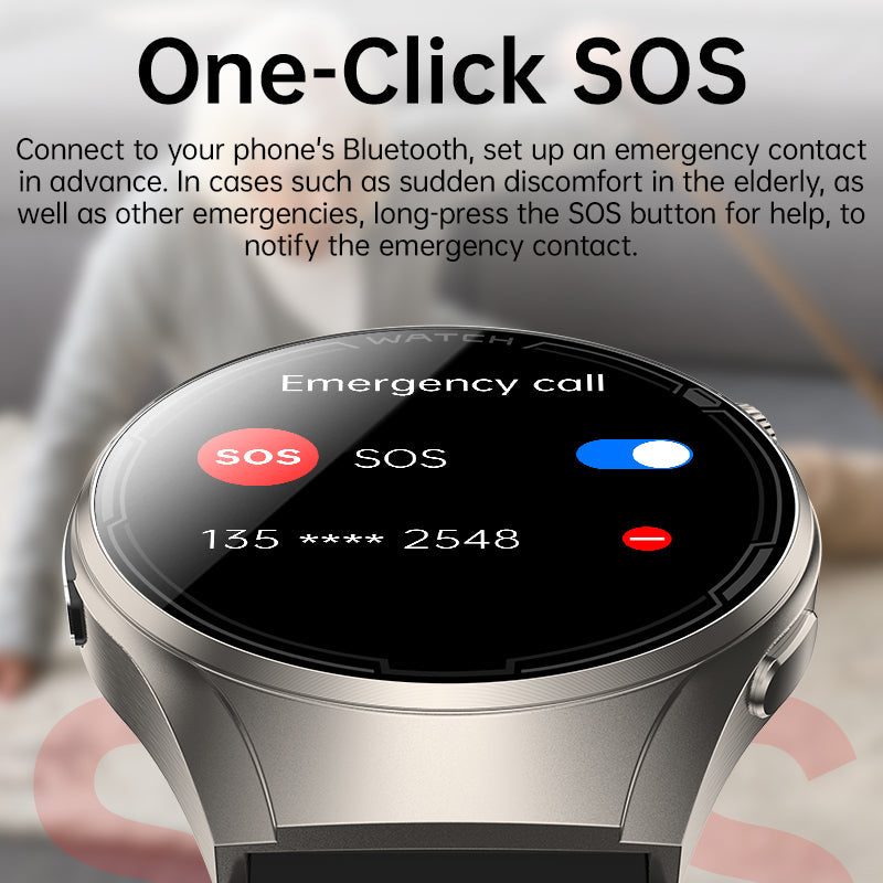 TimoHealth TH06 Sleep Aid Watch Intelligently Initiate ECG Heart Rate Monitor Blood Sugar
