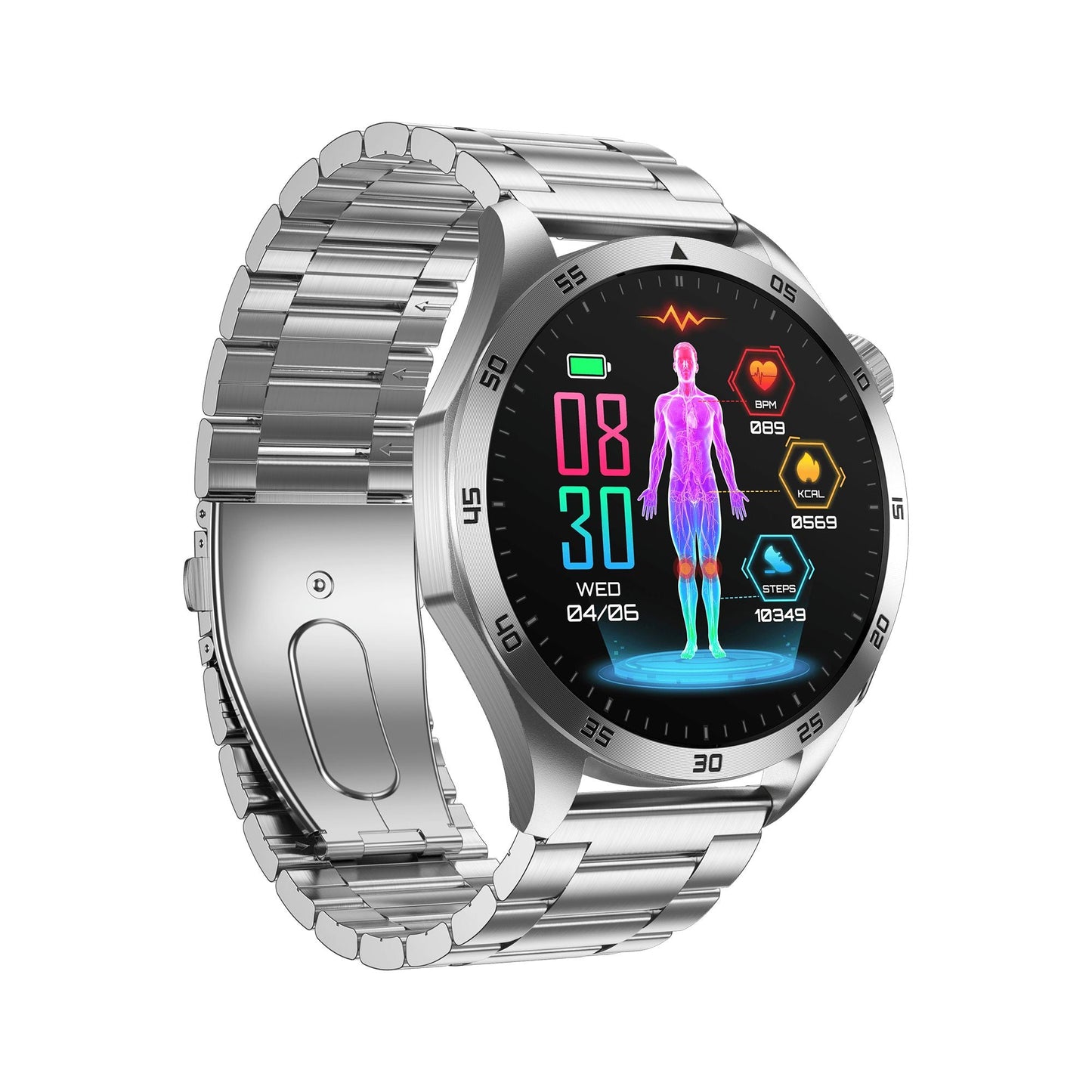 TH93 Micro Health Check ECG/EKG Blood Glucose Smart Health Monitoring Watch