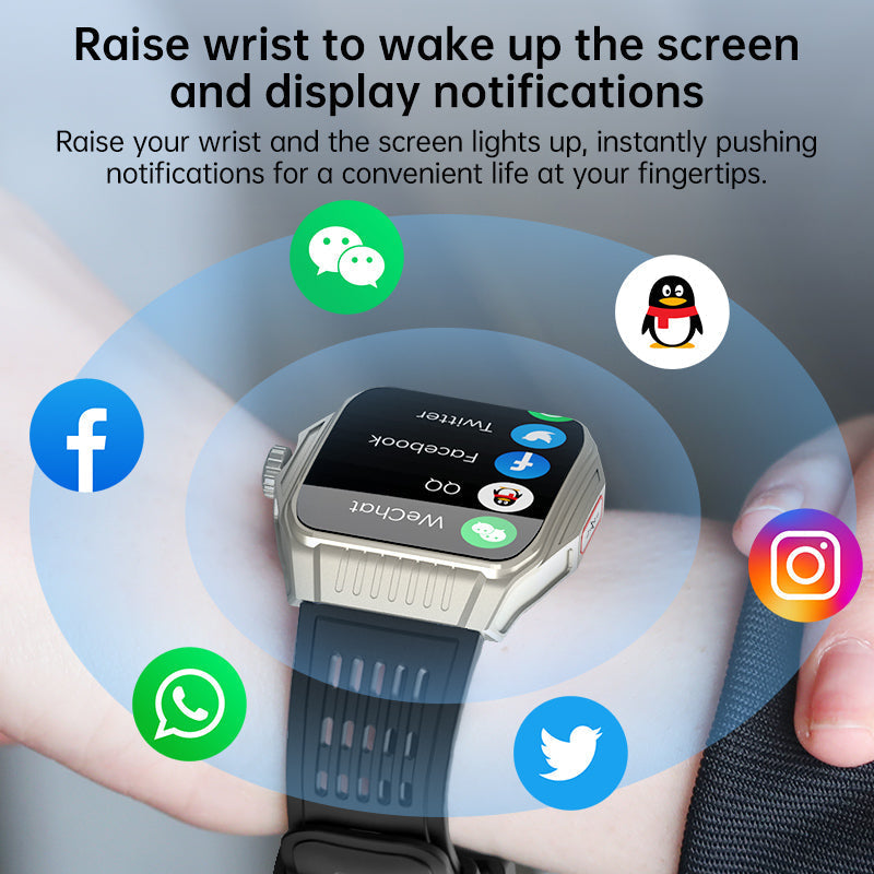 TimoHealth TH03 Sleep Aid Watch Intelligently Initiate ECG Heart Rate Monitor Blood Sugar