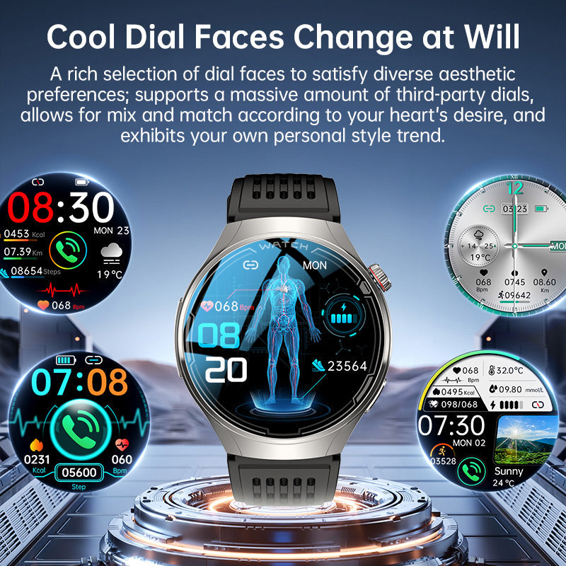 TimoHealth TH06 Sleep Aid Watch Intelligently Initiate ECG Heart Rate Monitor Blood Sugar