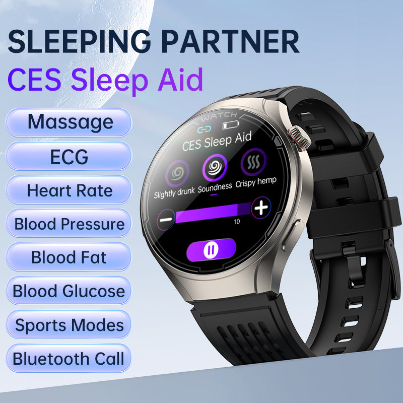 TimoHealth TH06 Sleep Aid Watch Intelligently Initiate ECG Heart Rate Monitor Blood Sugar
