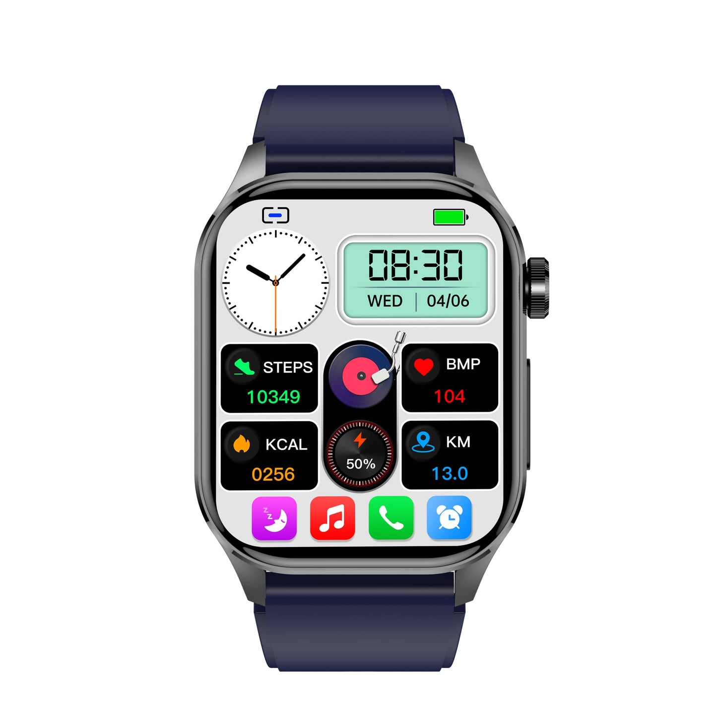 TH30 ECG/EKG Blood Sugar Blood Pressure Call Intelligent Health Management Smart Watch