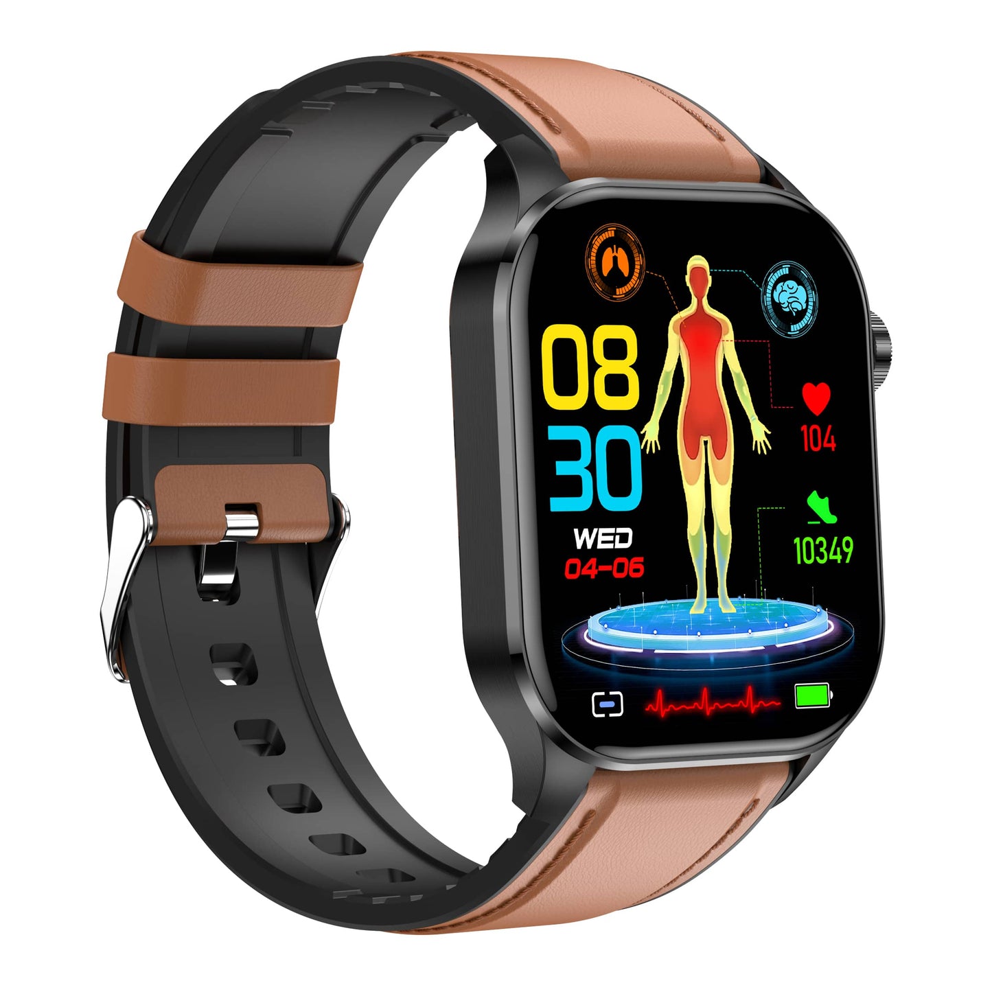 TH30 ECG/EKG Blood Sugar Blood Pressure Call Intelligent Health Management Smart Watch