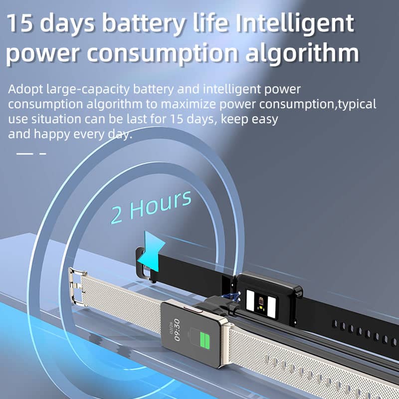 TH55 One-click Blood Glucose Blood Pressure Sleep Heart Rate Measurement Sports Smart Bracelet