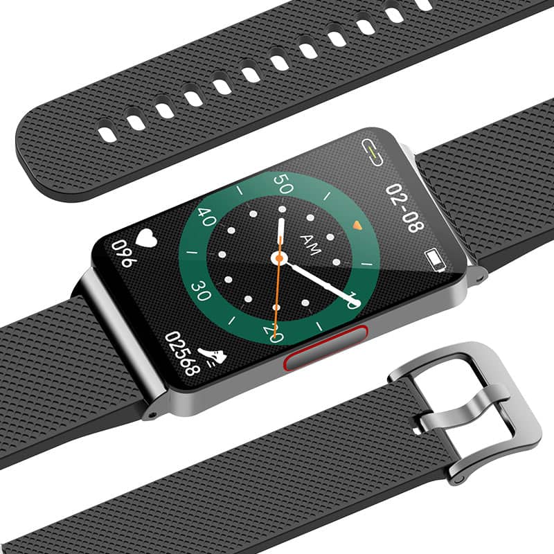 TH55 One-click Blood Glucose Blood Pressure Sleep Heart Rate Measurement Sports Smart Bracelet