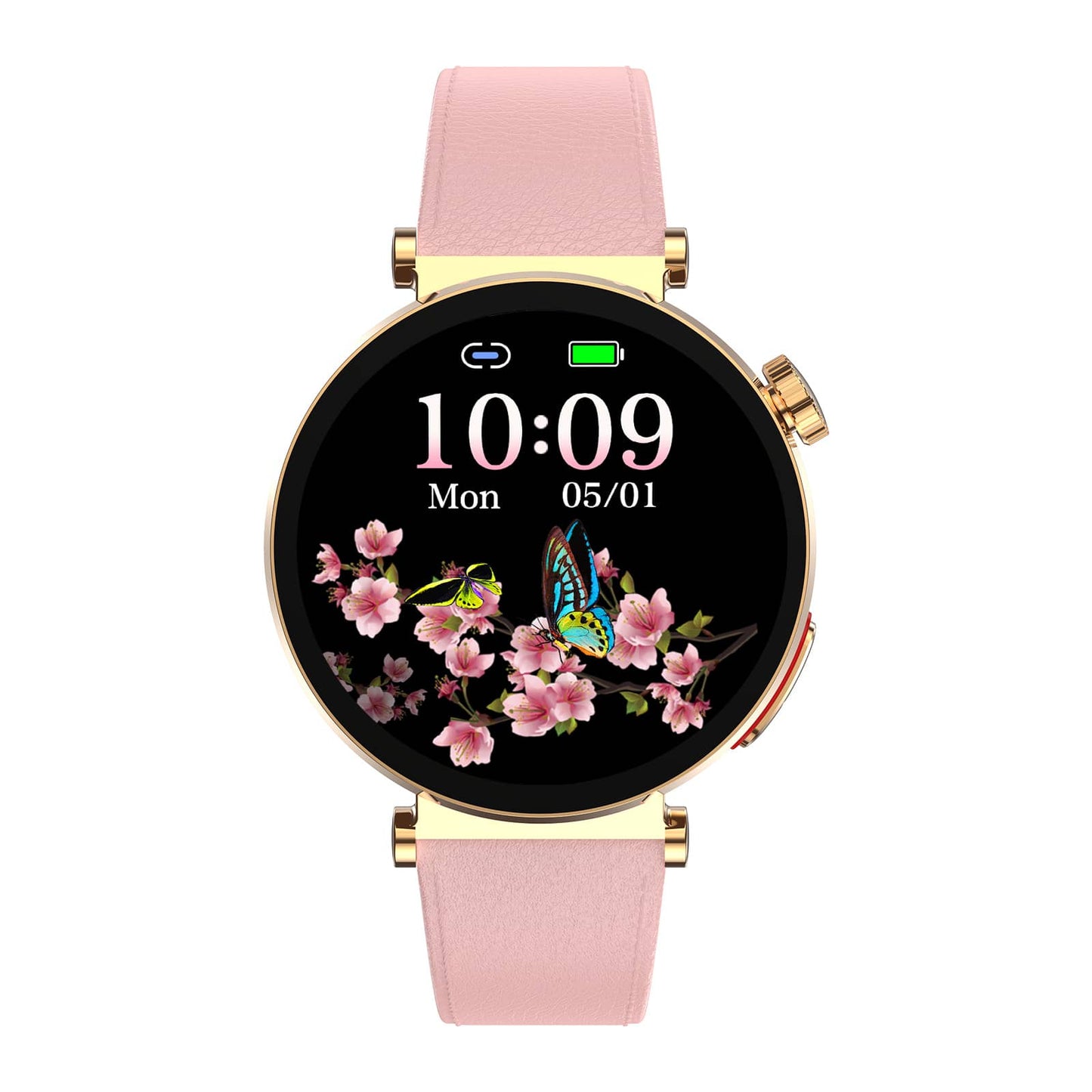 TH80 Blood Sugar Blood Pressure Blood Oxygen Monitoring Women‘s Smart Watch