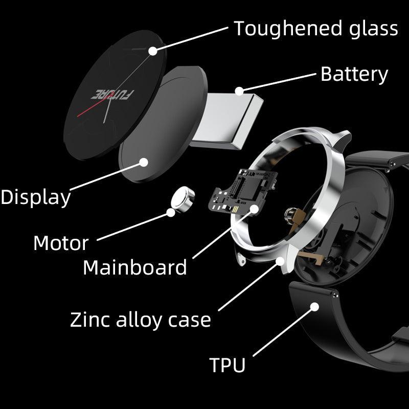 TH49 Buit-in NFC Ststem Health Fashion Smart Watch Hear Rate Monitoring Blood Pressure Blood Oxygen