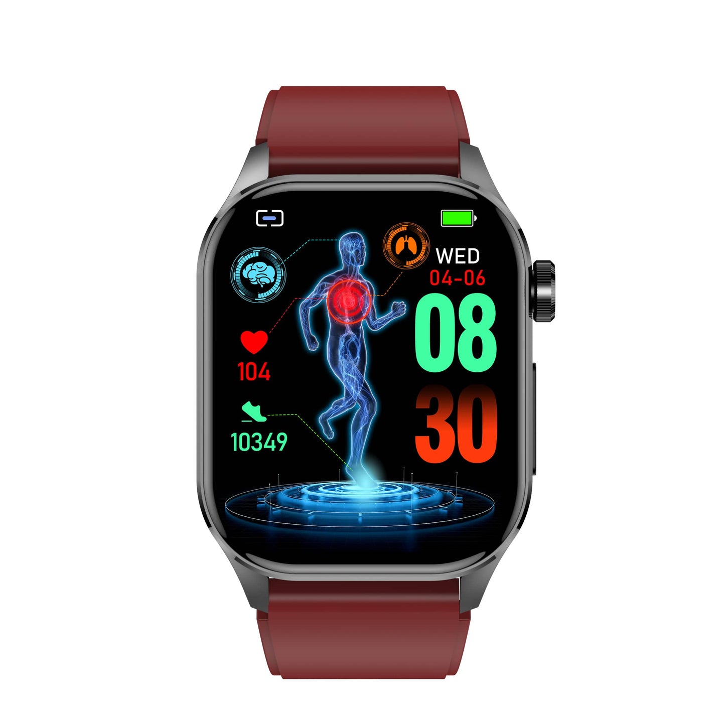 TH30 ECG/EKG Blood Sugar Blood Pressure Call Intelligent Health Management Smart Watch