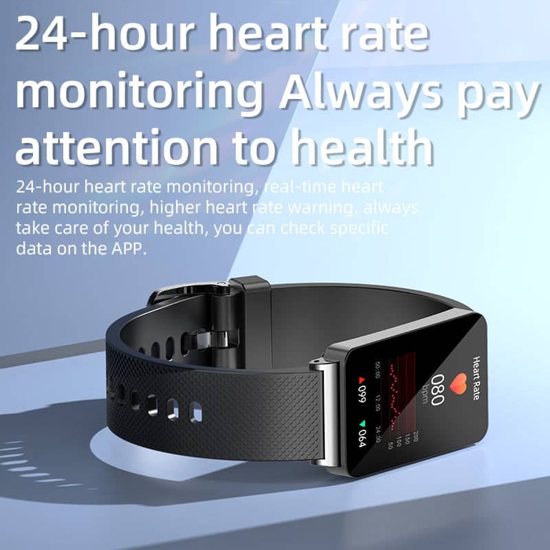 TH55 One-click Blood Glucose Blood Pressure Sleep Heart Rate Measurement Sports Smart Bracelet
