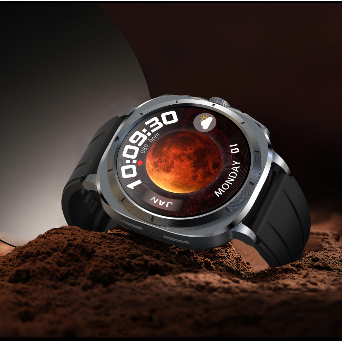 TimoHealth® Fettle - Smart Watch 1.43inch Amoled ECG Health Monitoring Voice Assistant SOS Outdoor Sports Fitness Tracker