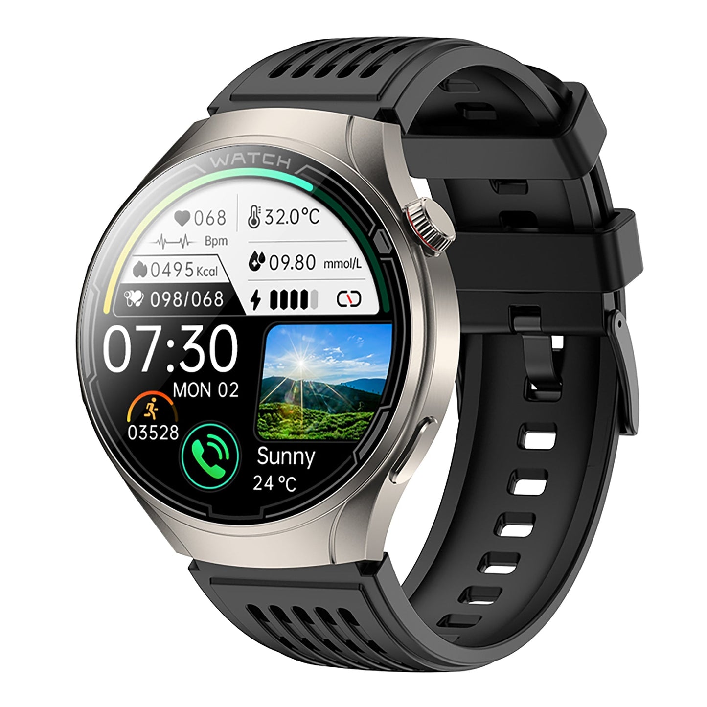 TimoHealth TH06 Sleep Aid Watch Intelligently Initiate ECG Heart Rate Monitor Blood Sugar