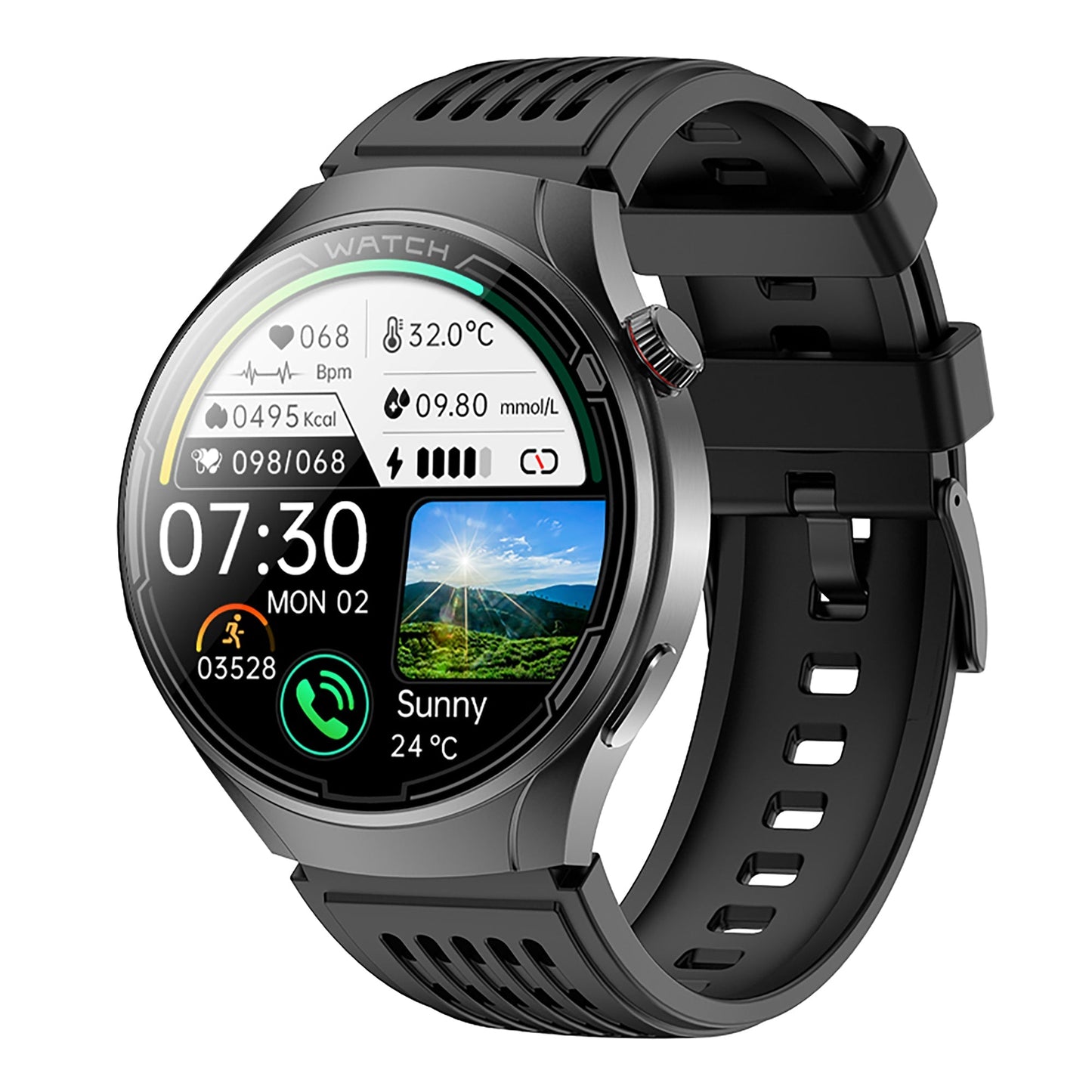 TimoHealth TH06 Sleep Aid Watch Intelligently Initiate ECG Heart Rate Monitor Blood Sugar