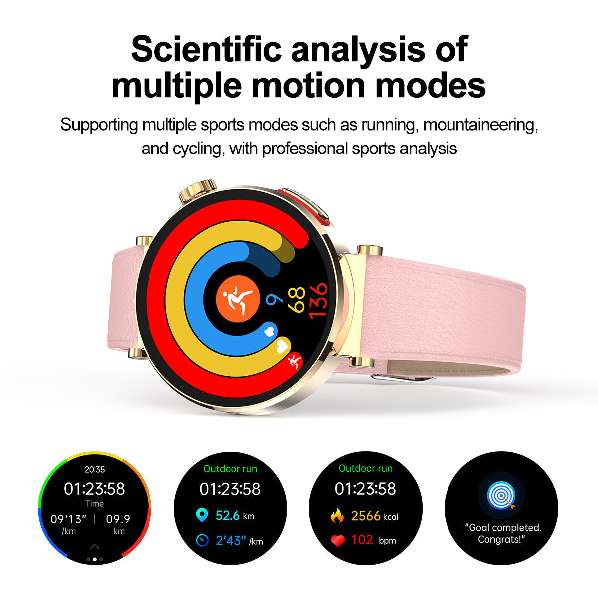TH71 ECG Health Smart Call Watch Blood Oxygen Uric Acid Lipid Monitoring Voice Assistant Physiological Cycle Record