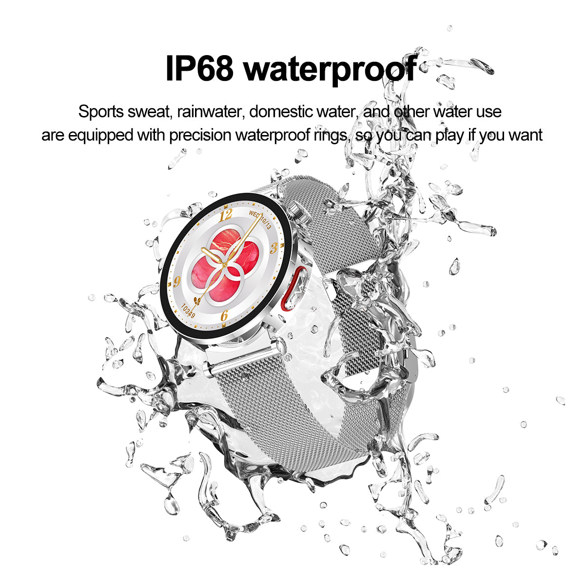 TH71 ECG Health Smart Call Watch Blood Oxygen Uric Acid Lipid Monitoring Voice Assistant Physiological Cycle Record