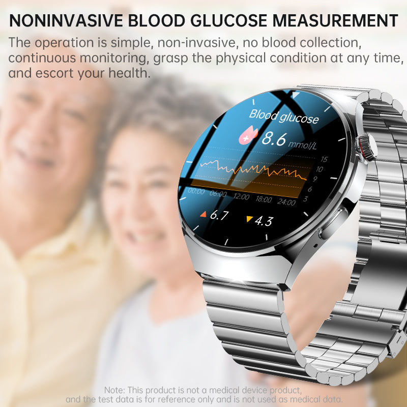 TimoHealth TH88 Newly Upgraded Smart Watch ECG Blood Glucose Blood Components Sleep Heart Rate Blood Pressure