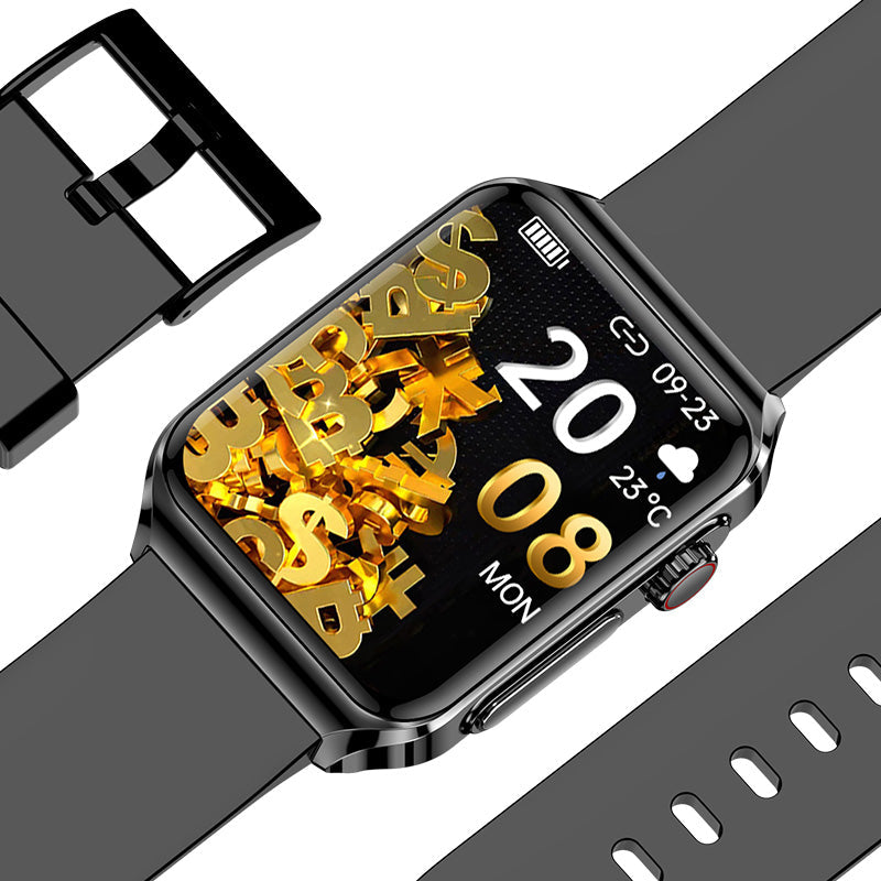 TH24 ECG/EKG Blood Sugar Uric acid blood lipid Health Monitoring SOS Calls Smart Watch