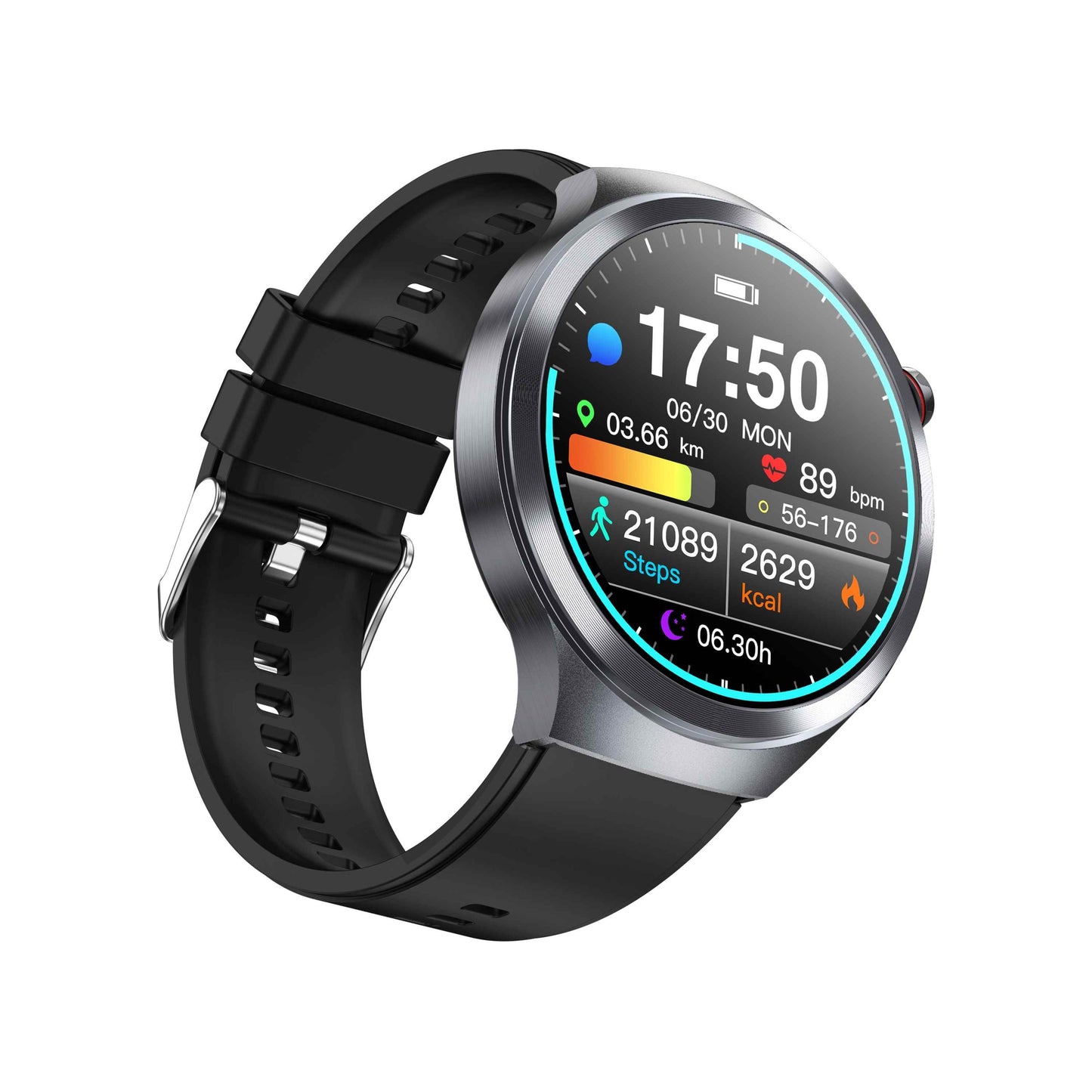 Timohealth 1.73 Inch Super-large AMOLED Screen ECG HRV Sleep Blood Glucose BP SOS Emergency Call Health Management Watch