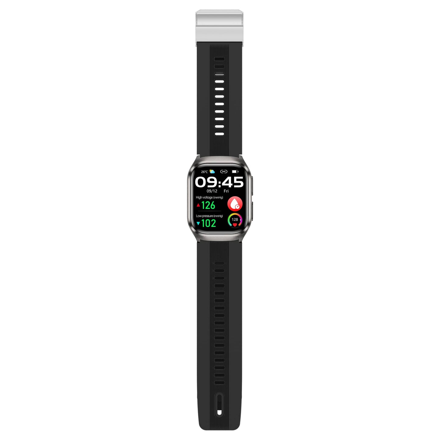TH25 High Precision Air Bag Blood Pressure Blood Glucose ECG Heart Rate Uric Acid Blood Lipid Monitoring Smart Watch