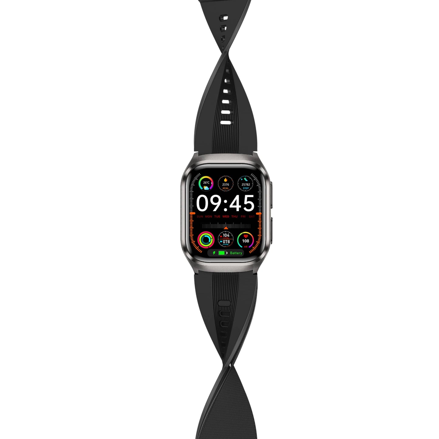 TH25 High Precision Air Bag Blood Pressure Blood Glucose ECG Heart Rate Uric Acid Blood Lipid Monitoring Smart Watch