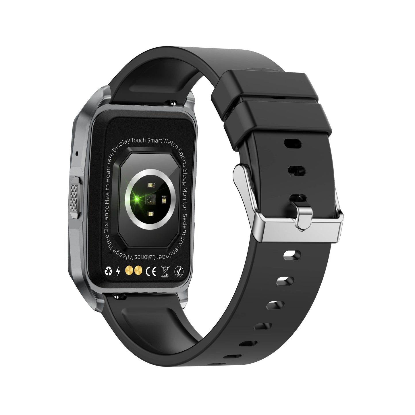 TH790 Curved Screen-Bluetooth Heart Rate Blood Pressure Monitoring Healthy Sports Smartbracelet