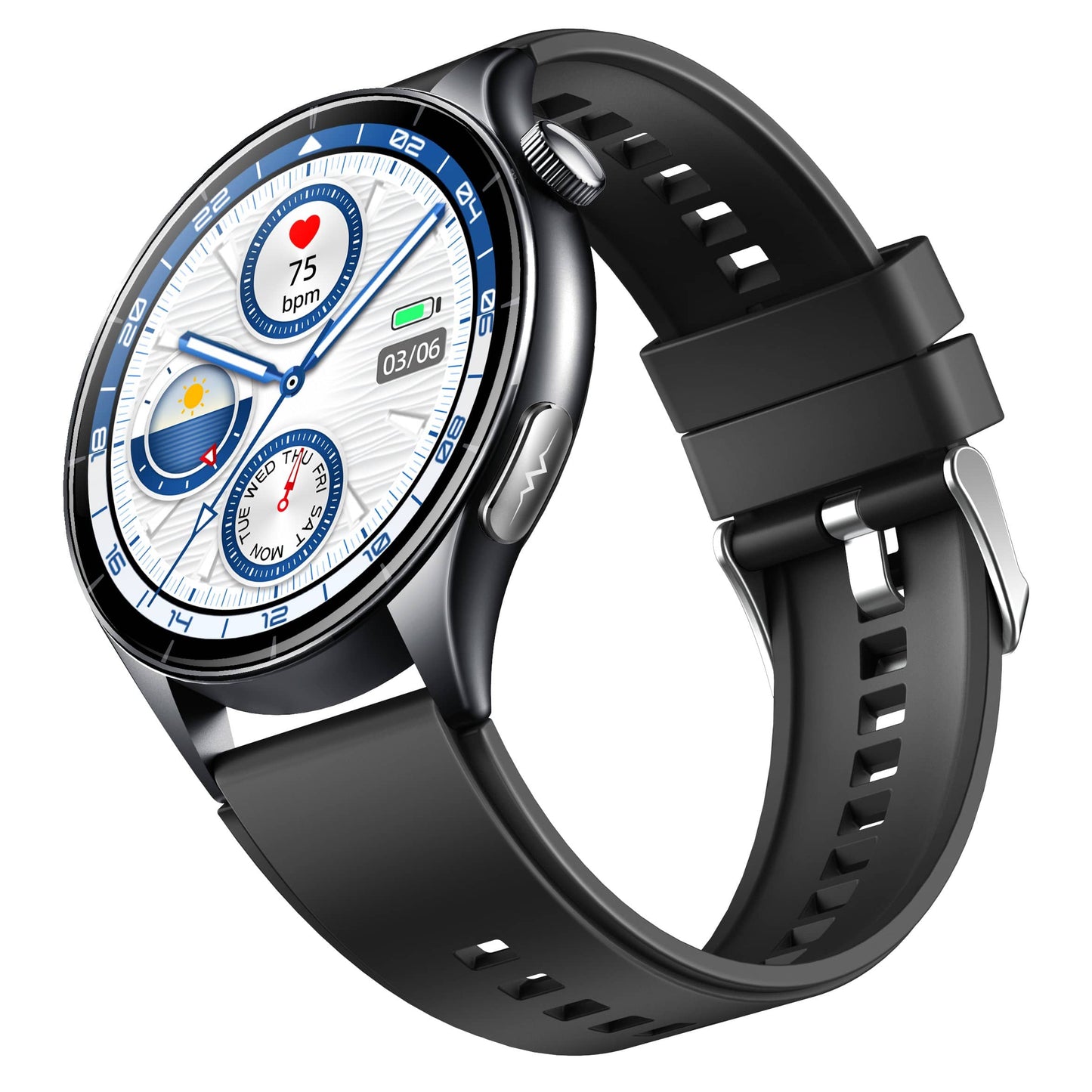 TH332 Ultra-thin ECG Heart Rate Blood Pressure Suga Pro Monitoring High-End Health Smart Watch