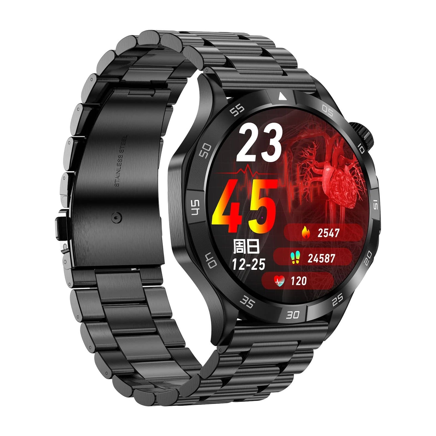 TH18 Master of Extraordinary Health Exercise Management High end Smart Health Watch ECG/EKG Blood Sugar Blood Pressure Monitoring