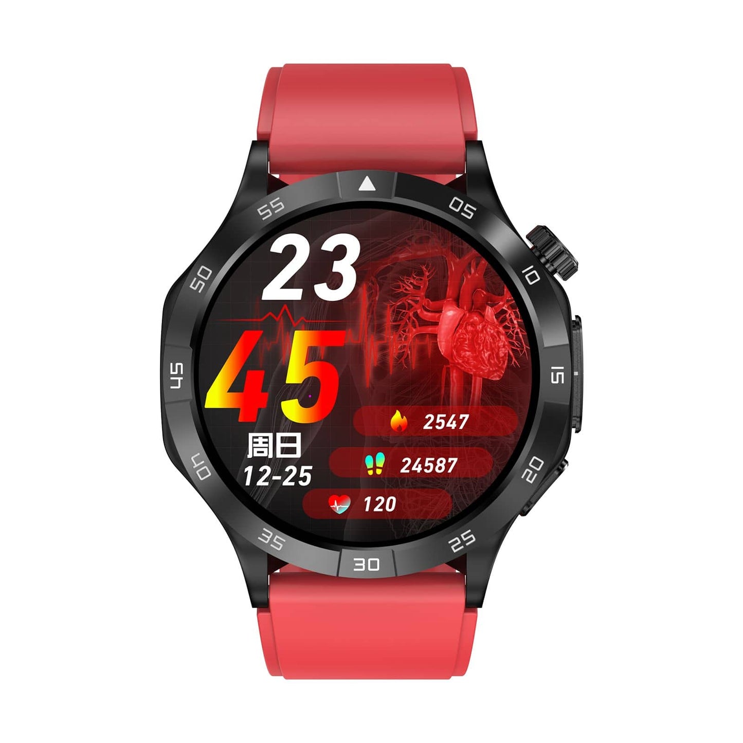 TH18 Master of Extraordinary Health Exercise Management High end Smart Health Watch ECG/EKG Blood Sugar Blood Pressure Monitoring