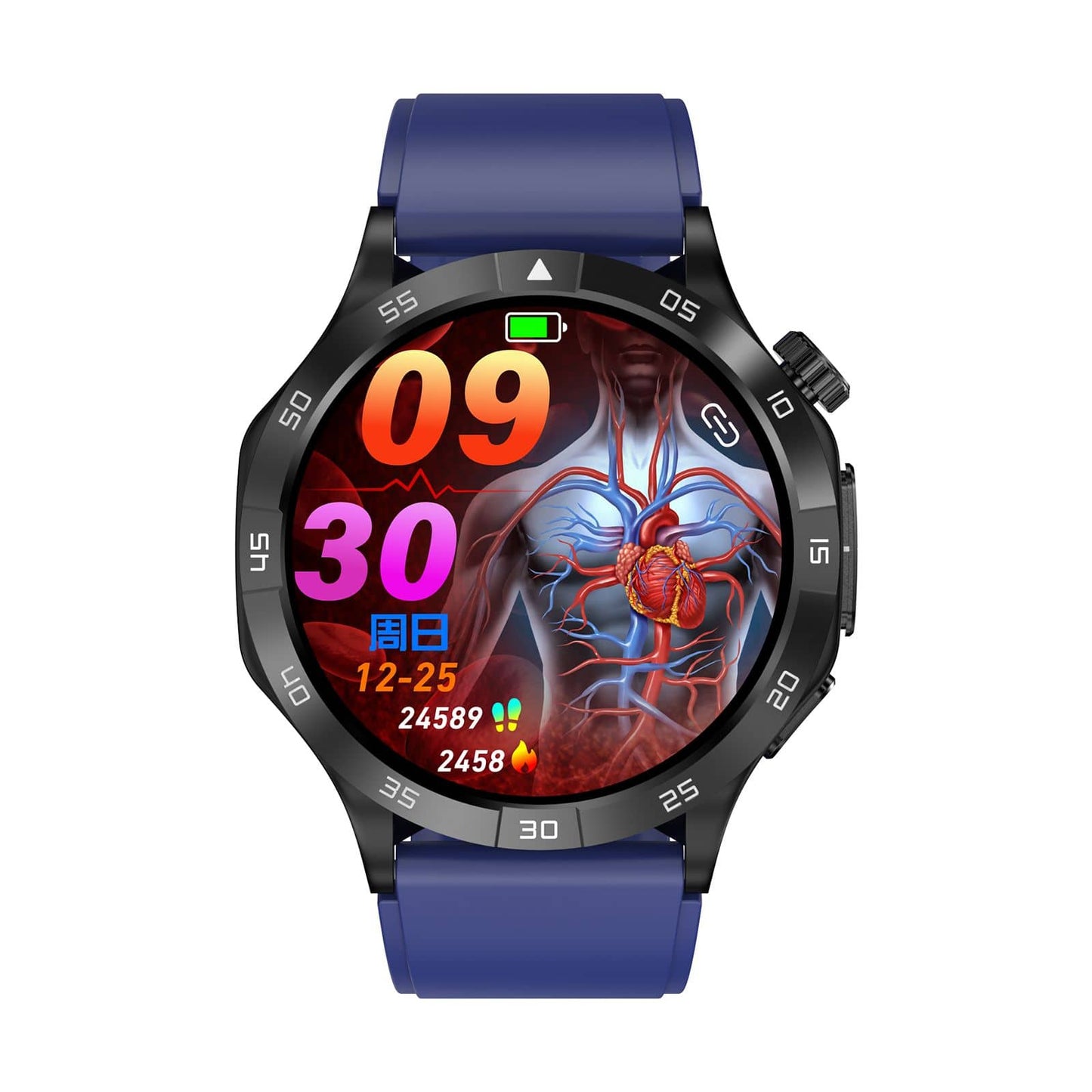 TH18 Master of Extraordinary Health Exercise Management High end Smart Health Watch ECG/EKG Blood Sugar Blood Pressure Monitoring