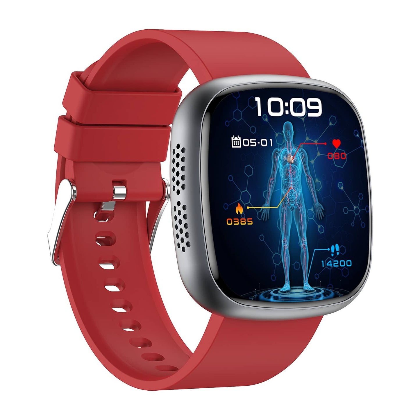 TH395 Professional ECG Blood Glucose Blood Pressure Heart Rate HRV Monitoring Smart Watch