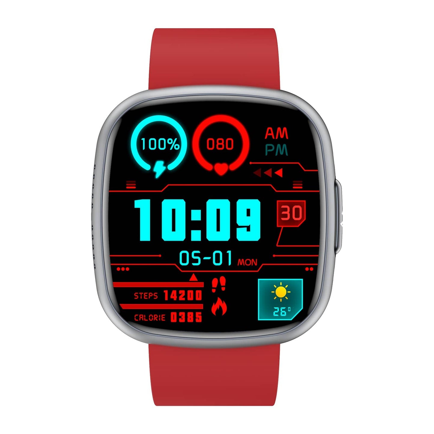 TH395 Professional ECG Blood Glucose Blood Pressure Heart Rate HRV Monitoring Smart Watch