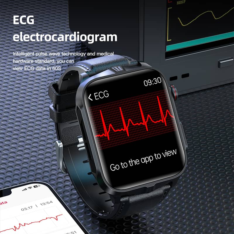 TH31 New Generation of Pulse therapy Blood Glucose Blood Pressure ECG Heart Rate Monitoring Health Smartwatch