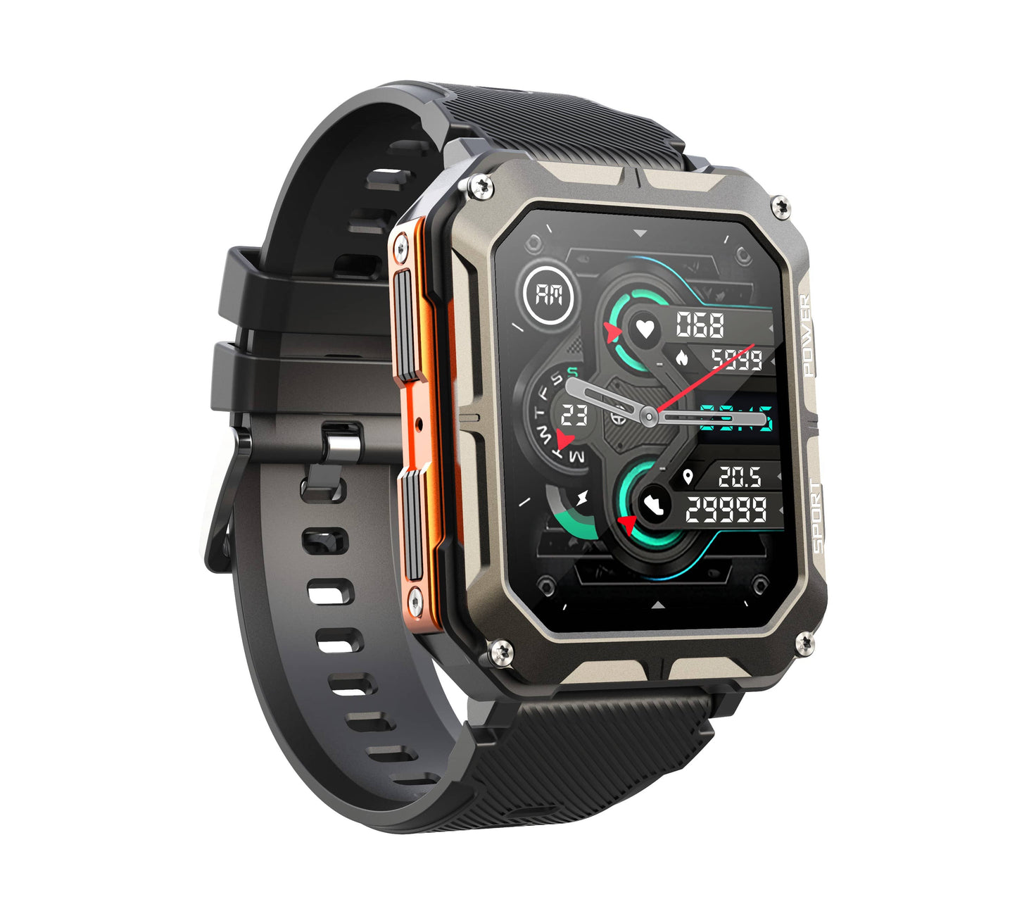 TH71pro Anti Drop Waterproof and Dust-proof Cold Resistant Military Sports Heart Rate Monitor Health Smart Watch
