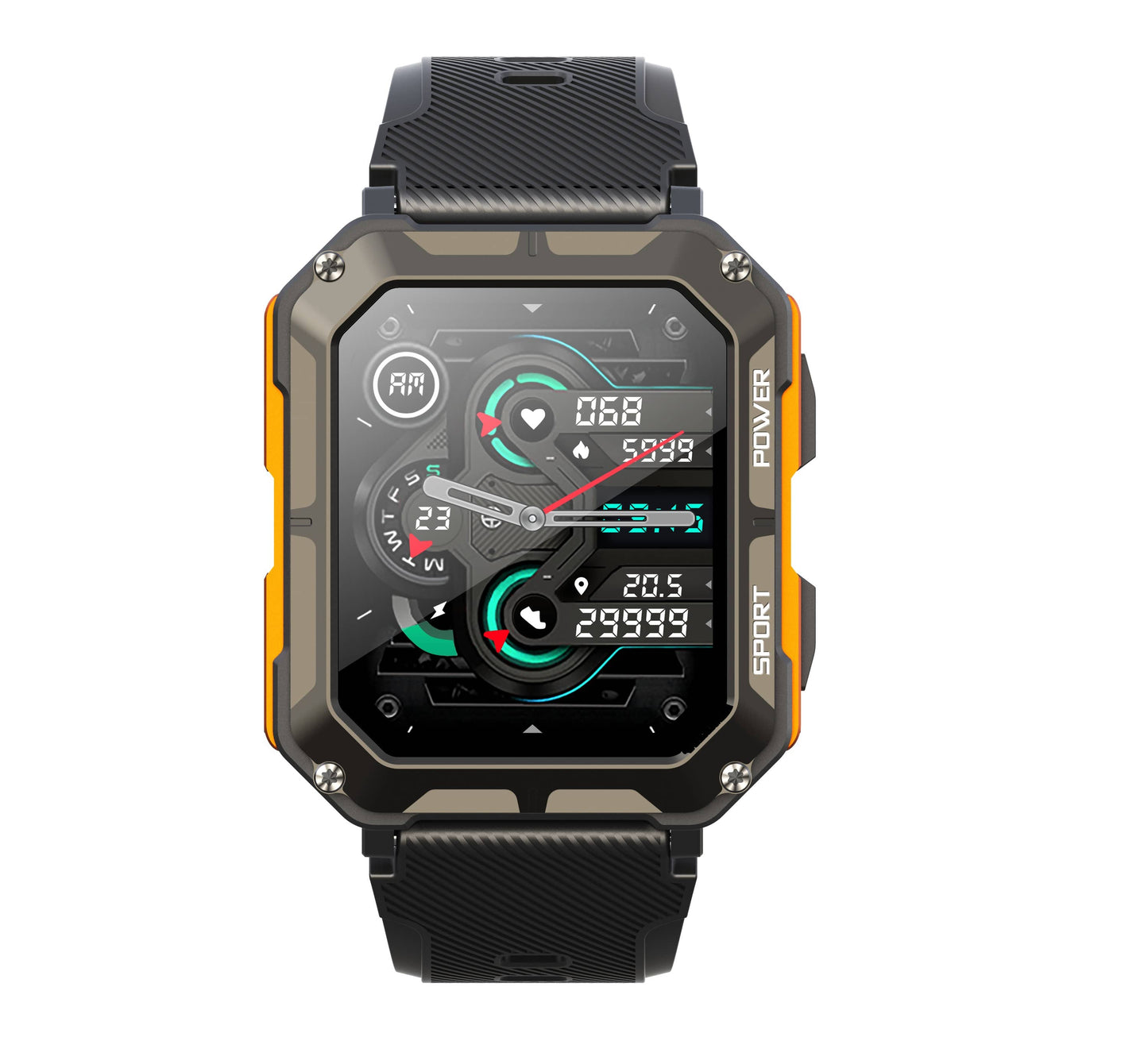 TH71pro Anti Drop Waterproof and Dust-proof Cold Resistant Military Sports Heart Rate Monitor Health Smart Watch