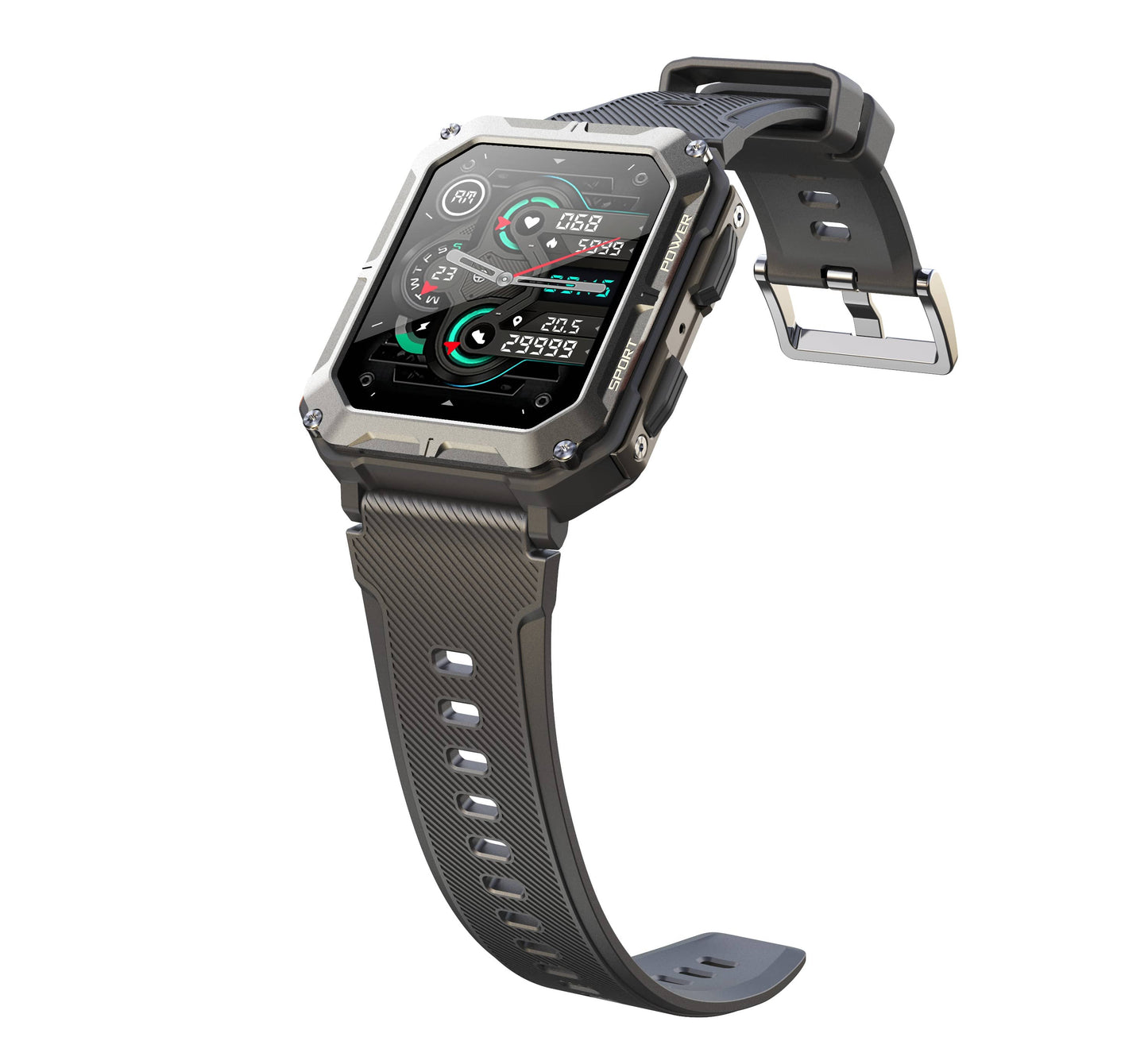 TH71pro Anti Drop Waterproof and Dust-proof Cold Resistant Military Sports Heart Rate Monitor Health Smart Watch