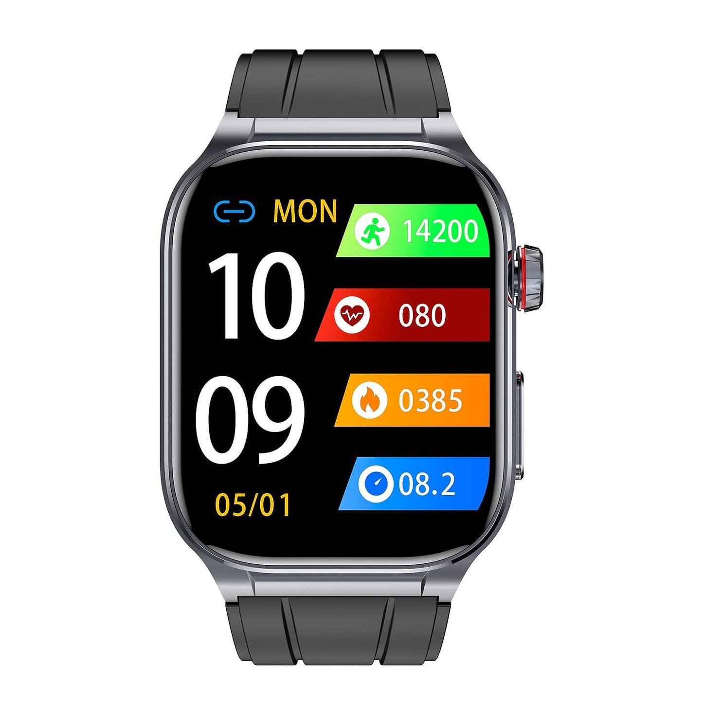 TH388 Professional High-End ECG/EKG HRV Blood Glucose Blood Pressure Heart Rate Health Management Watch