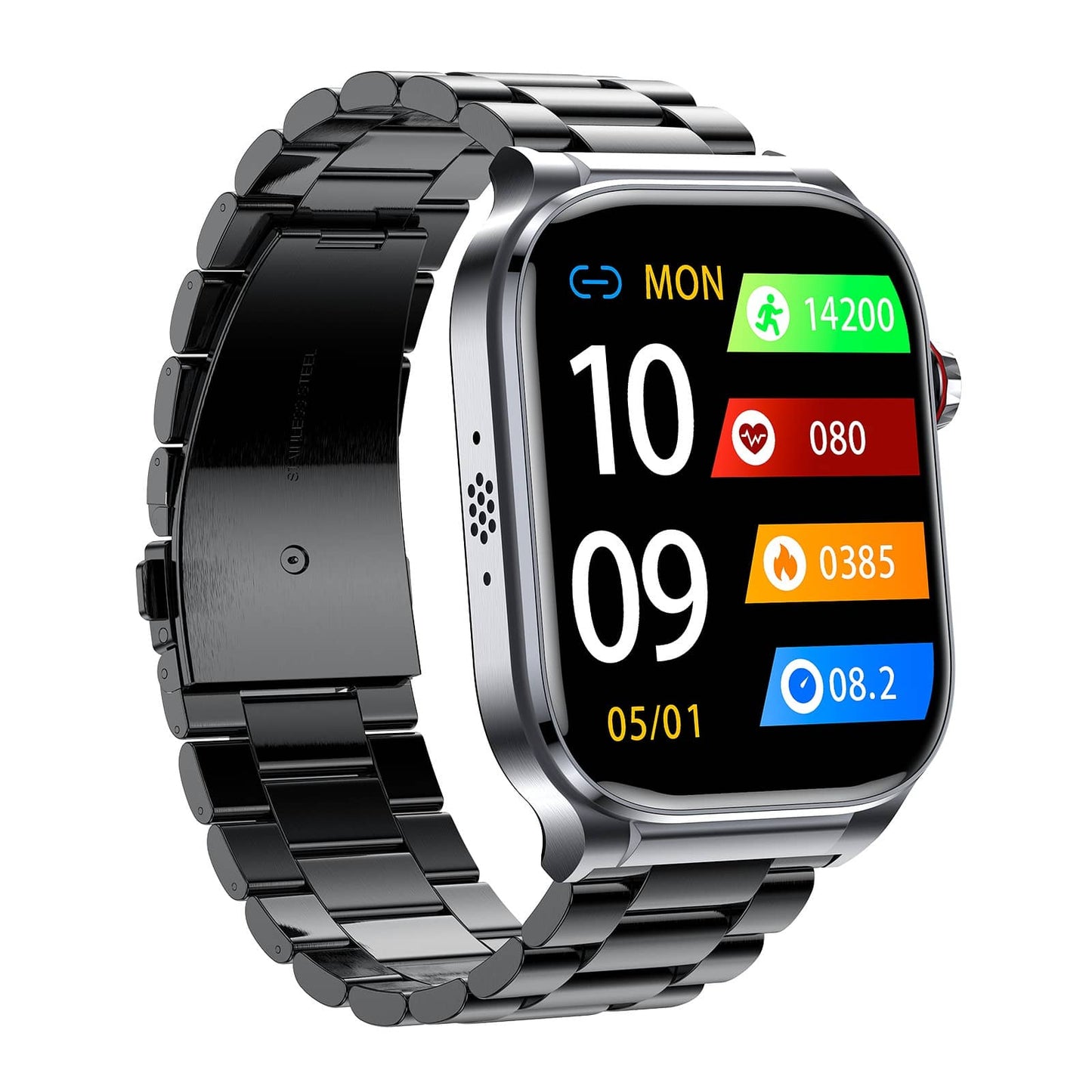 TH388 Professional High-End ECG/EKG HRV Blood Glucose Blood Pressure Heart Rate Health Management Watch