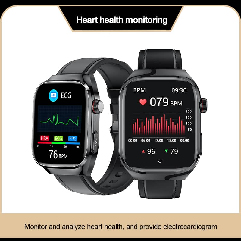 TH29 One Click ECG+Micro Physical Examination Blood Glucose Blood Pressure Monitoring High end Health Management Watch