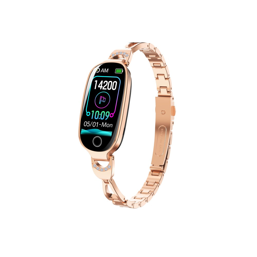 TimoHealth Blood Sugar Blood Pressure monitoring Luxury Diamond Design Fashion Smartwatch