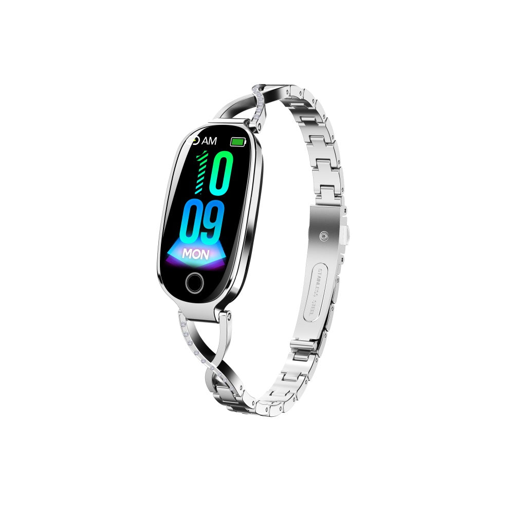 TimoHealth Blood Sugar Blood Pressure monitoring Luxury Diamond Design Fashion Smartwatch