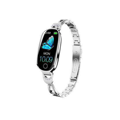 TimoHealth Blood Sugar Blood Pressure monitoring Luxury Diamond Design Fashion Smartwatch