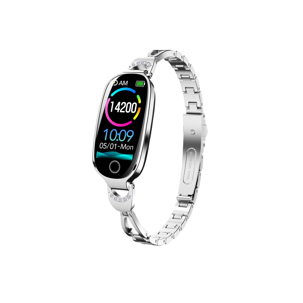 TimoHealth Blood Sugar Blood Pressure monitoring Luxury Diamond Design Fashion Smartwatch