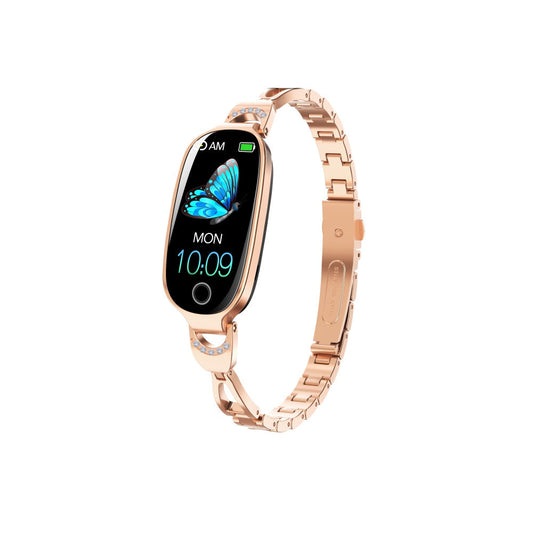 TimoHealth Blood Sugar Blood Pressure monitoring Luxury Diamond Design Fashion Smartwatch