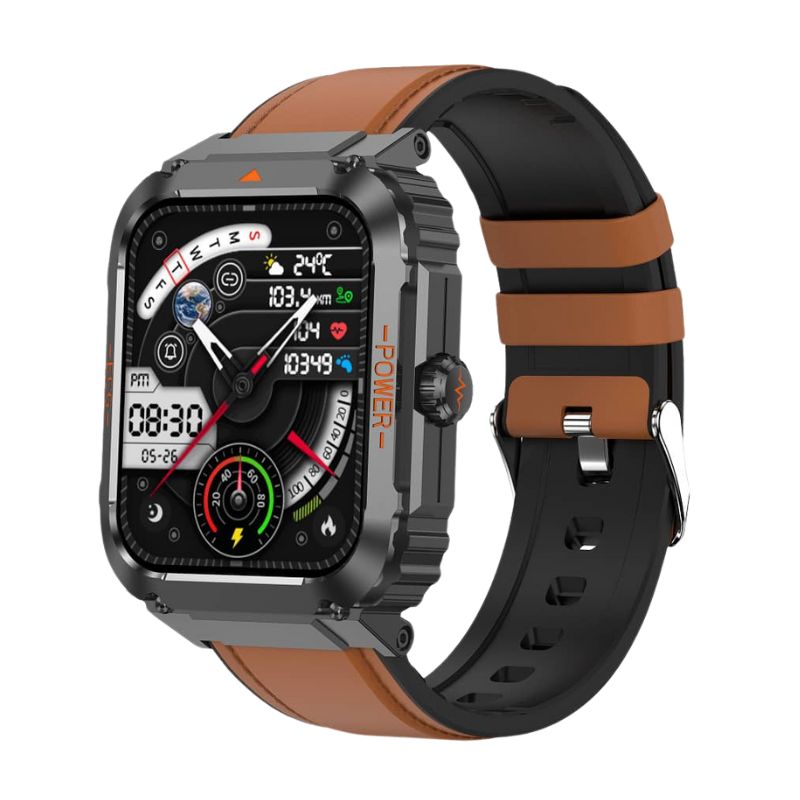 TH94 Fashion Outdoor Sports Health Smart Watch ECG/EKG Blood Glucose Bluetooth Call 100+ Sports Modes