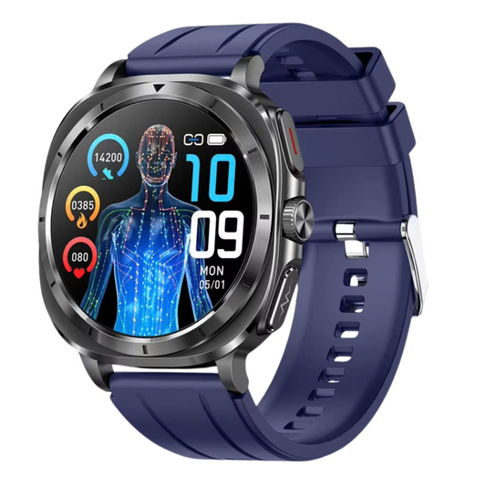 TimoHealth® Fettle - Smart Watch 1.43inch Amoled ECG Health Monitoring Voice Assistant SOS Outdoor Sports Fitness Tracker