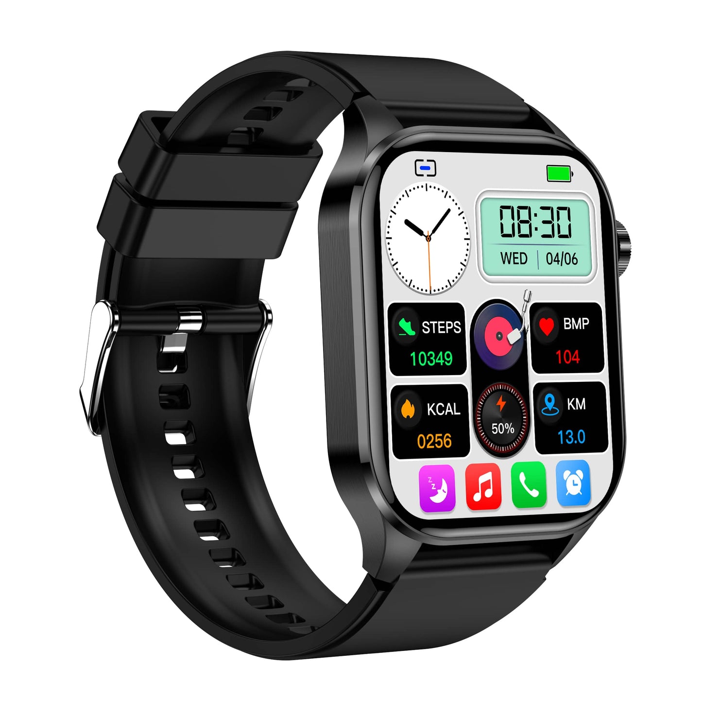 TH30 ECG/EKG Blood Sugar Blood Pressure Call Intelligent Health Management Smart Watch