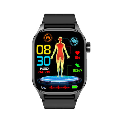 TH30 ECG/EKG Blood Sugar Blood Pressure Call Intelligent Health Management Smart Watch