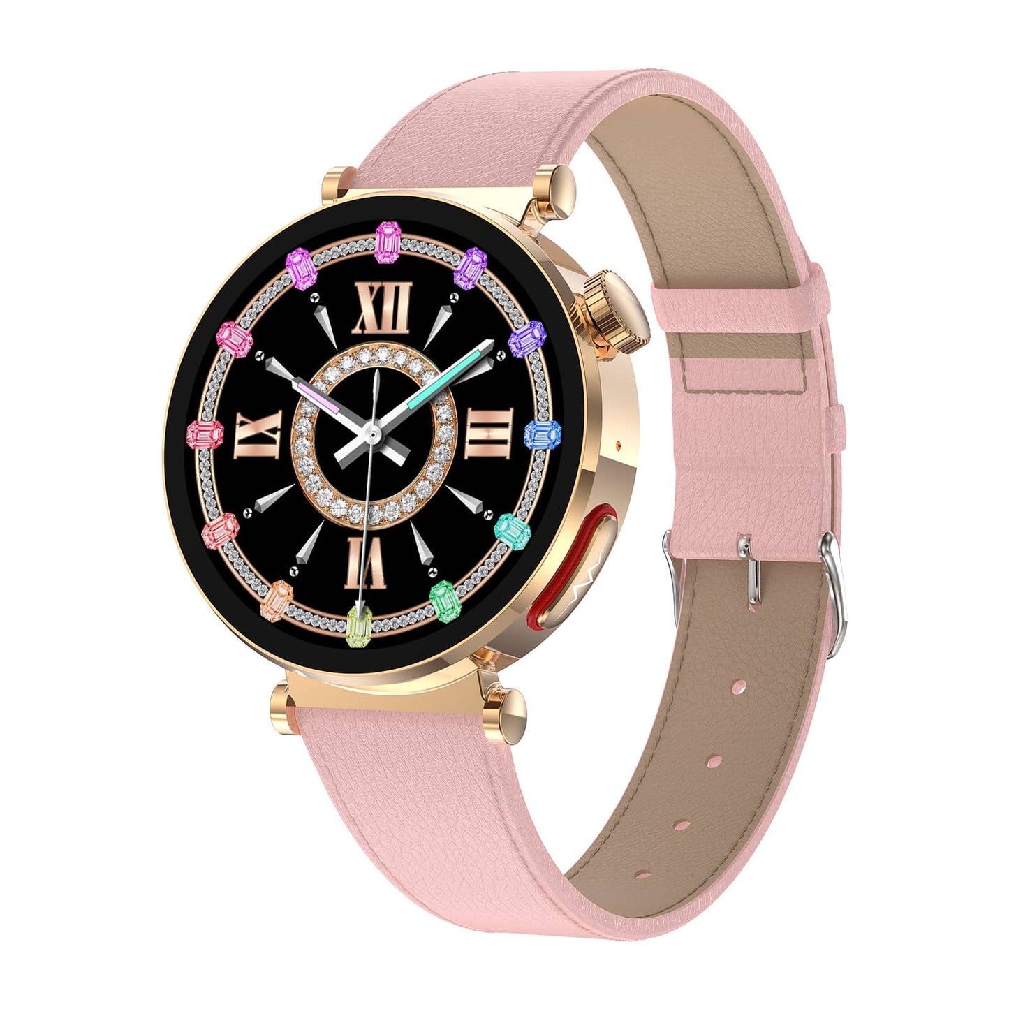 TH80 Blood Sugar Blood Pressure Blood Oxygen Monitoring Women‘s Smart Watch