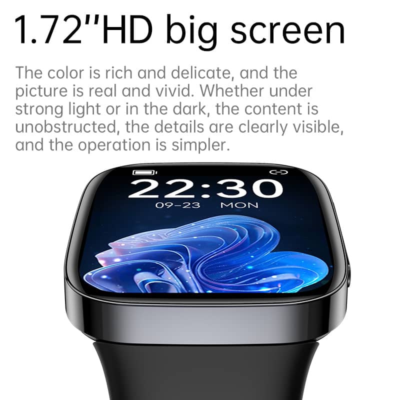 TH70 Blood Sugar Blood Pressure Blood Oxygen Monitoring High Appearance Level Bluetooth Call Smart Watch