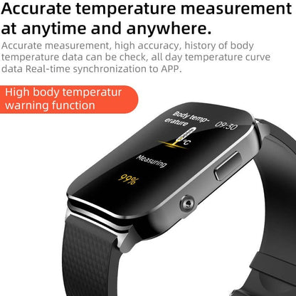 TH98 PTT Dynamic ECG Blood Glucose Heart Rate Blood Pressure Monitoring Smart Watch