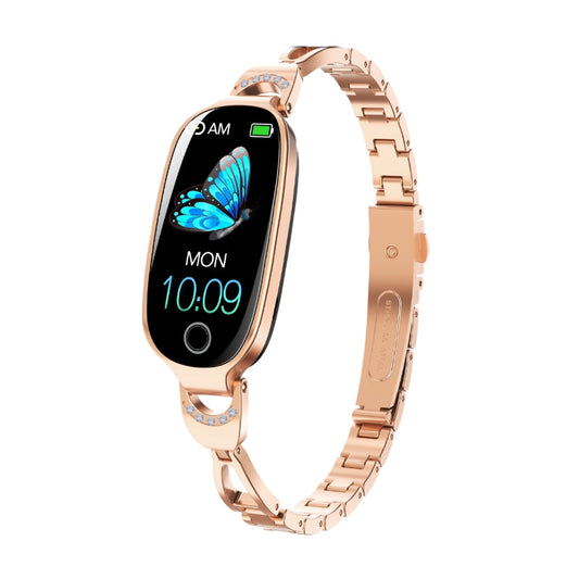 Timohealth 18 Newest Blood Pressure Heart Rate monitoring Luxury Diamond Design Fashion Women Smartwatch in 2025
